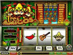 Tres Amigos Slot Machine from Golden Palace Online Casino